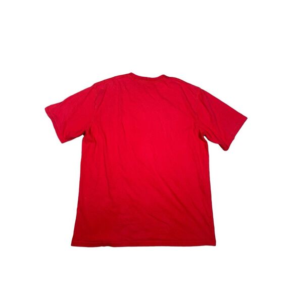Carhartt Loose Fit Midweight Pocket Front Logo T-Shirt Short Sleeve Red Mens 2XL - Picture 3 of 9